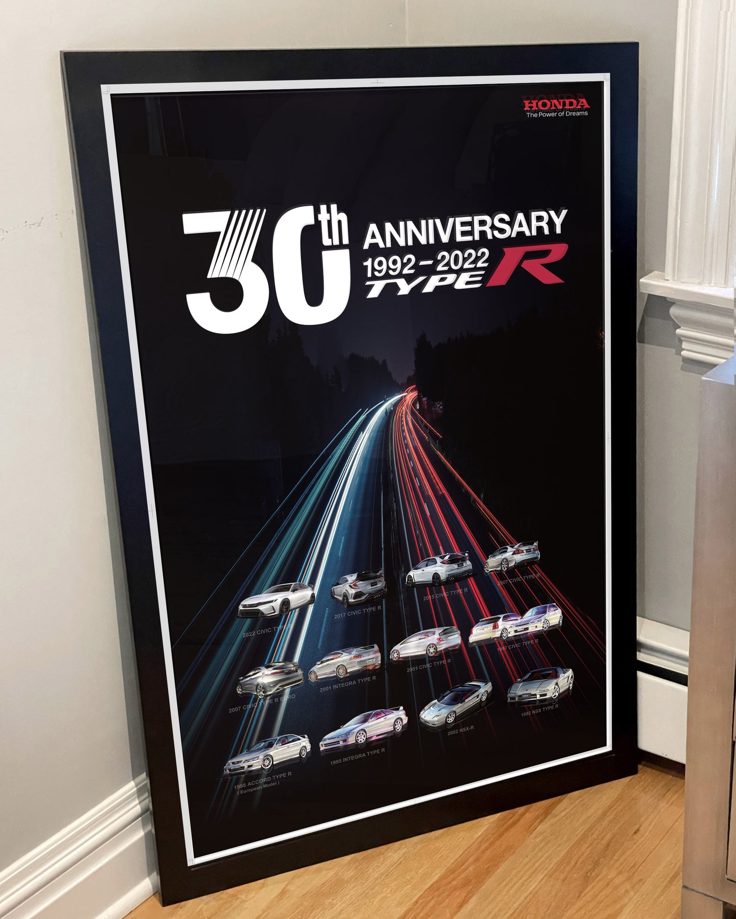 30th Anniversary Type R Poster - Black