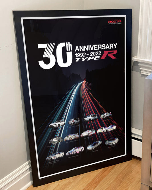 30th Anniversary Type R Poster - Black