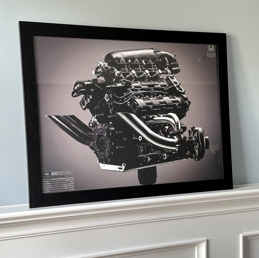 RA166E - Honda V6 Turbo F1 Engine Poster