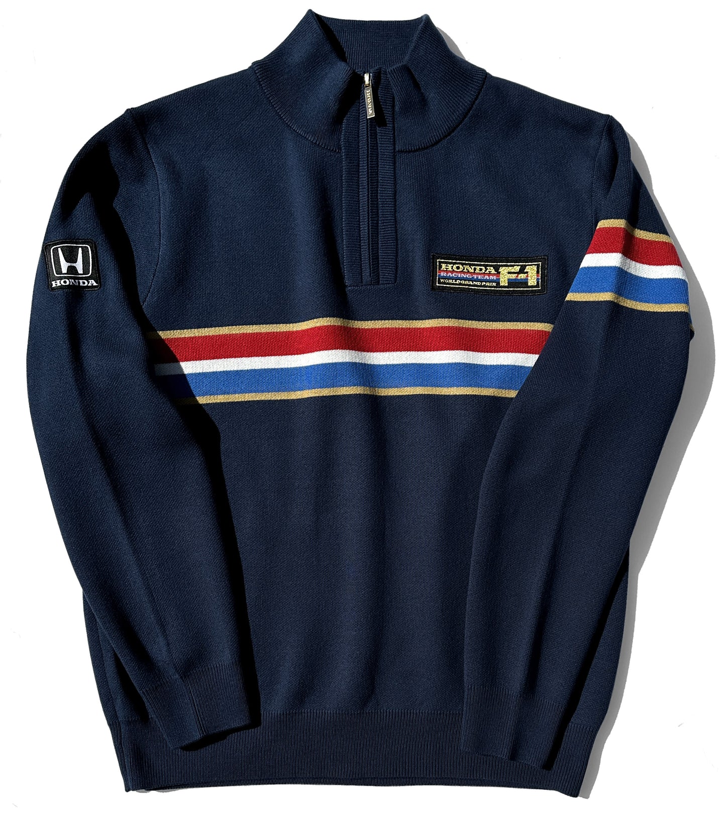 1986 Honda F1 Team 1/4-Zip Sweater (Blue)