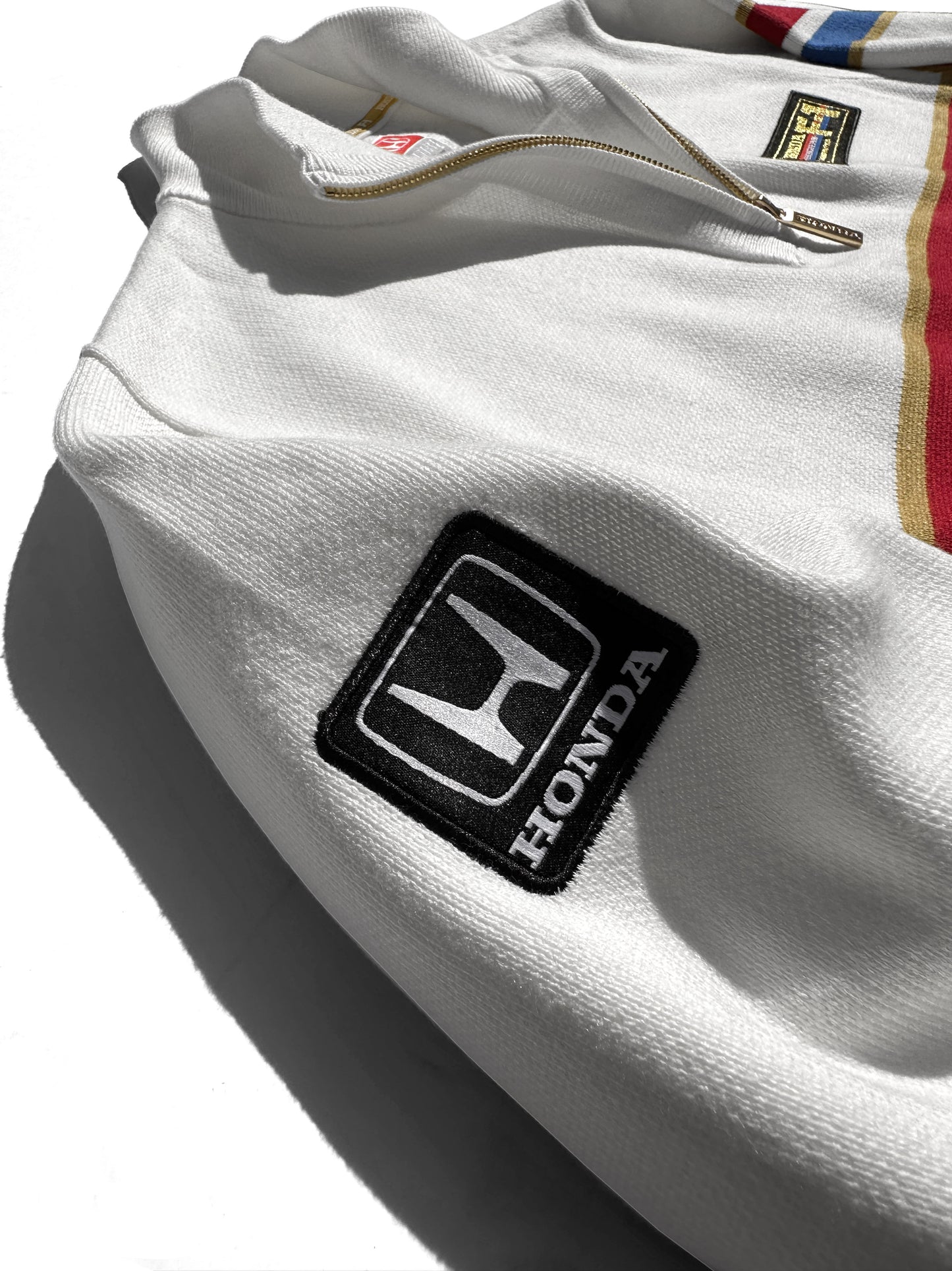 1986 Honda F1 Team 1/4-Zip Sweater (White)