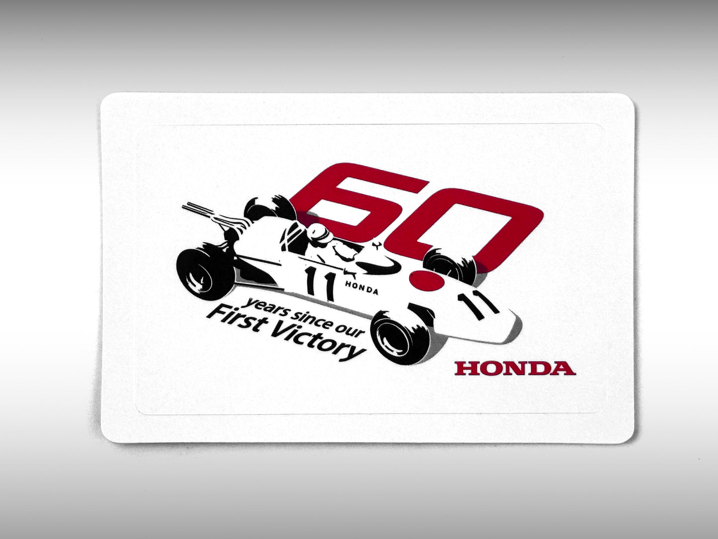 60th Anniversary First F1 Win Sticker
