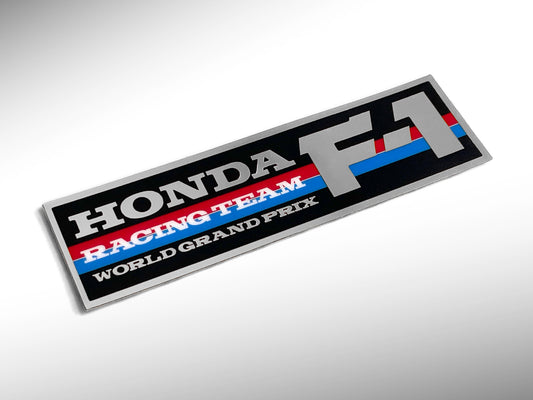 Honda F1 Racing Team Logo Sticker (1983-1988) Silver
