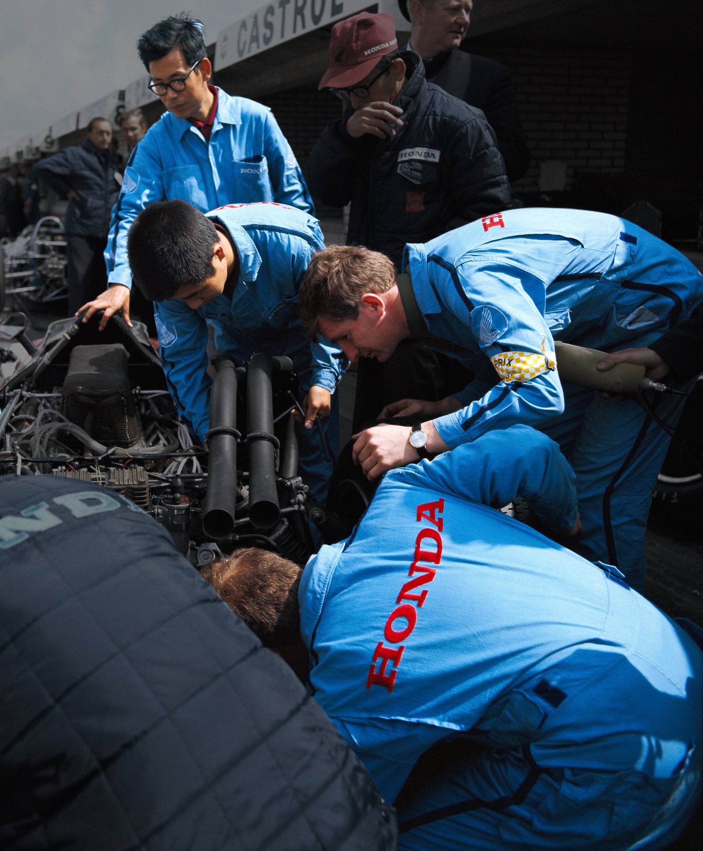 Honda Racing Team Hoodie (1968) - Blue