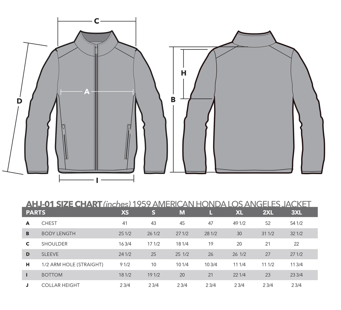 1959 American Honda Los Angeles Jacket (Gray)