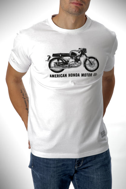 1963 American Honda Super Hawk Tee (white)