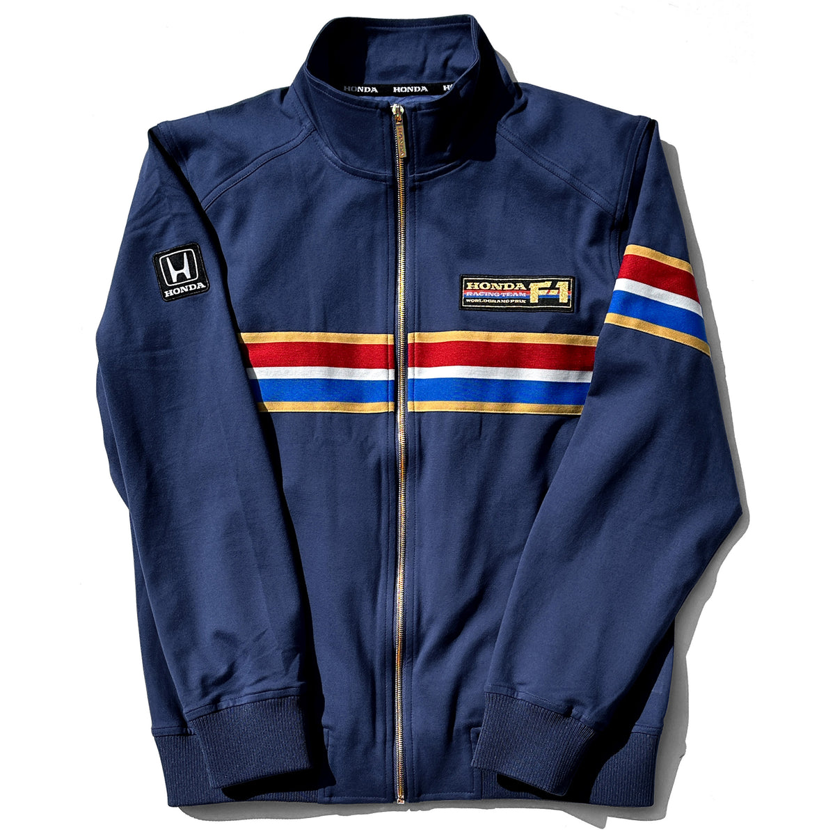 Blue F1 Racing Jacket 1986 Honda F1 Team Zipper Jacket (Blue) – Vintage Culture