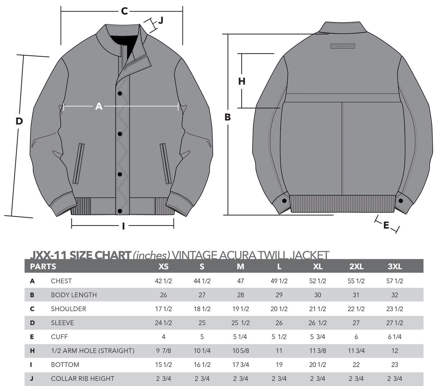 1986 Vintage Acura Twill Jacket