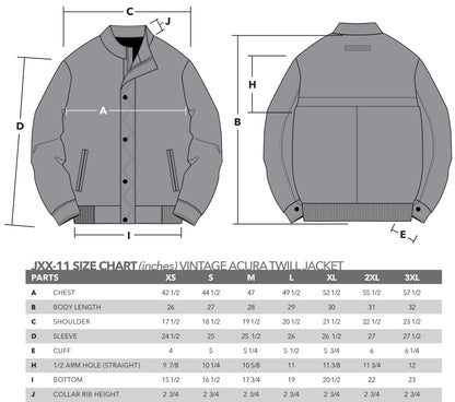 1986 Vintage Acura Twill Jacket