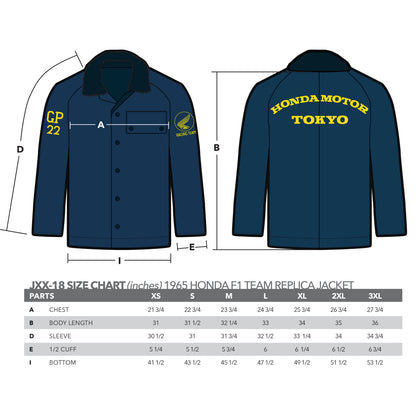 1965 Honda F1 Team Replica Jacket