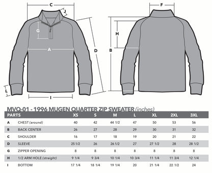 1996 Mugen-Honda F1 Team 1/4 Zip