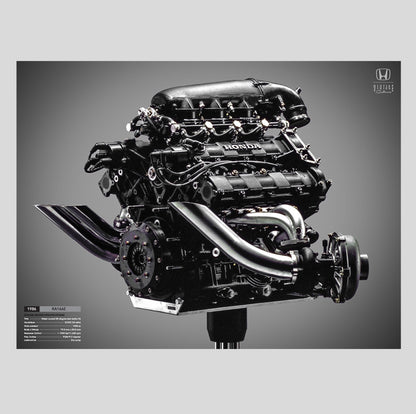 Honda F1 Poster Bundle 1: Mexico, Hungary, RA166E