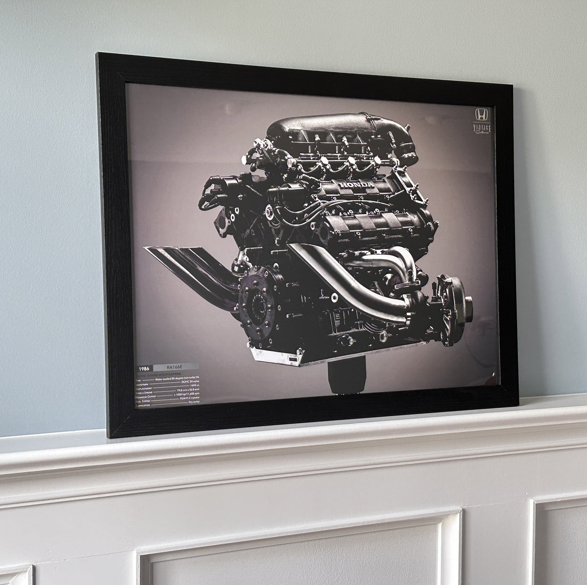 RA166E - Honda V6 Turbo F1 Engine Poster