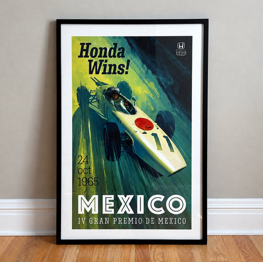 1965 Mexican Grand Prix Poster