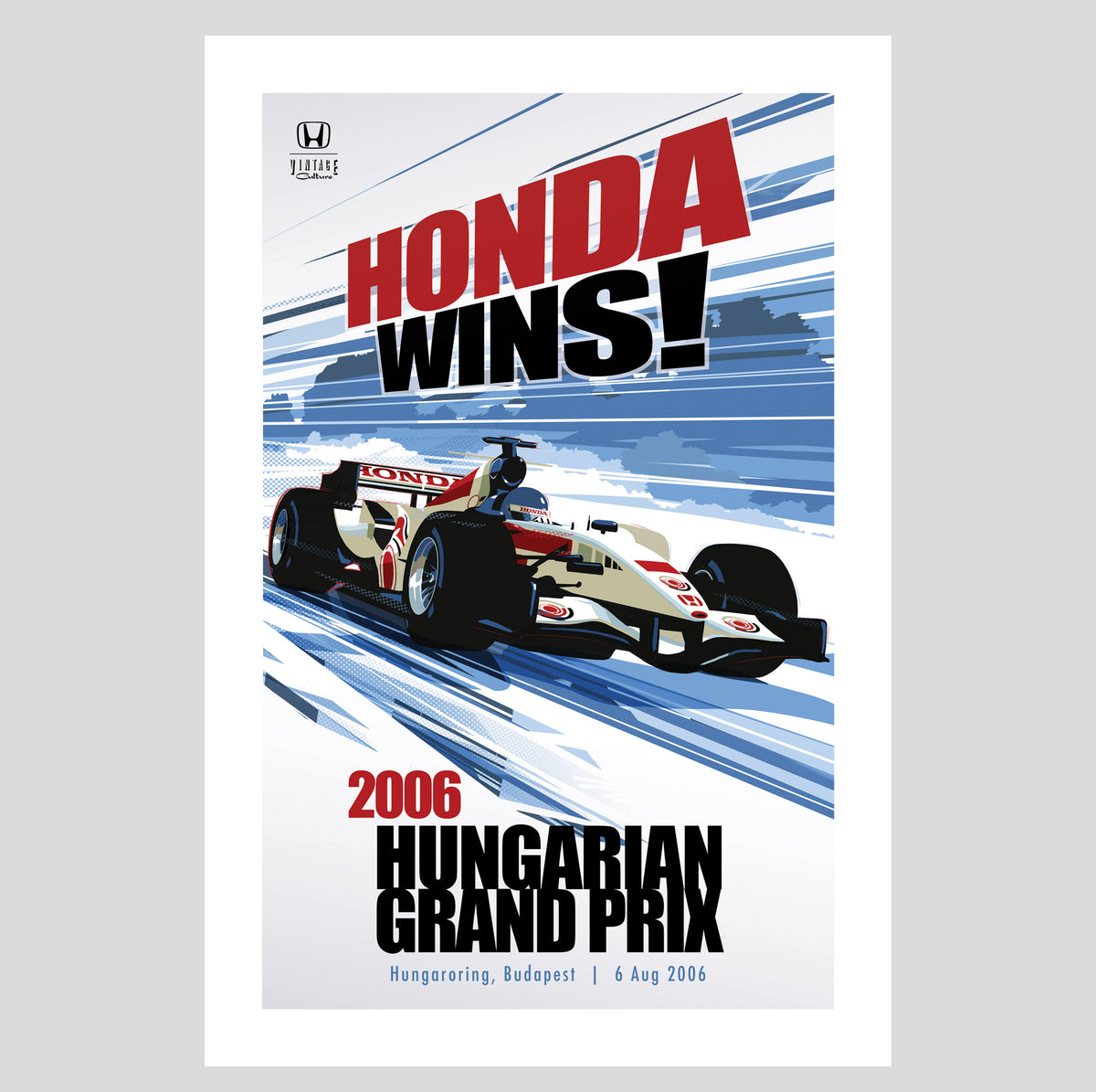 Honda F1 Poster Bundle 1: Mexico, Hungary, RA166E