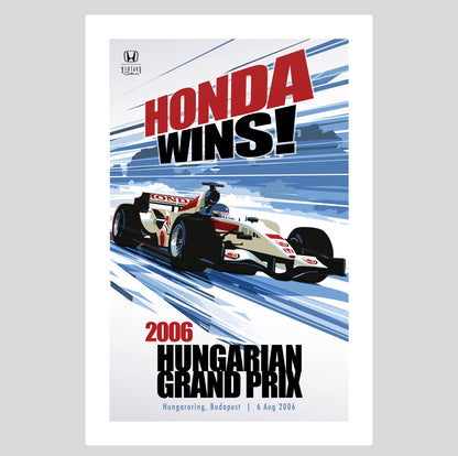 Honda F1 Poster Bundle 1: Mexico, Hungary, RA166E
