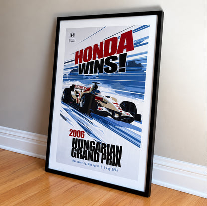 Honda F1 Poster Bundle 1: Mexico, Hungary, RA166E