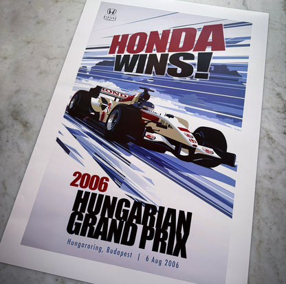 2006 Hungarian Grand Prix Poster