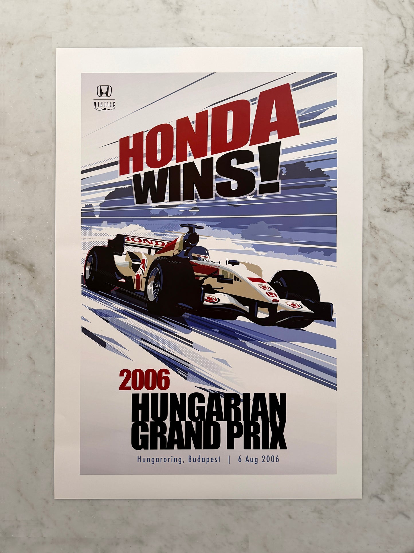 2006 Hungarian Grand Prix Poster