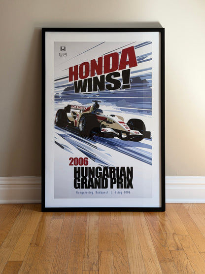 2006 Hungarian Grand Prix Poster