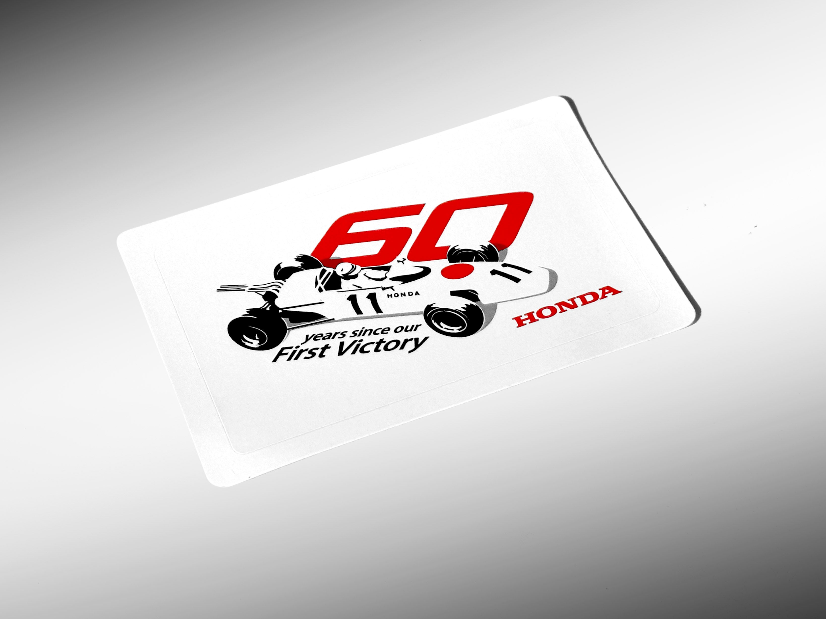 60th Anniversary First F1 Win Sticker – Vintage Culture