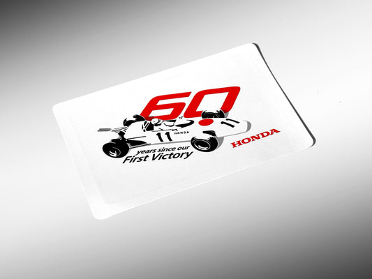 60th Anniversary First F1 Win Sticker
