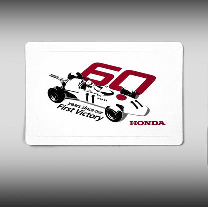 60th Anniversary First F1 Win Sticker