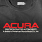 1986 Acura Brand Tee - Black