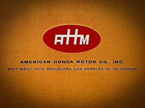 1959 American Honda Los Angeles Jacket