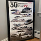 30th Anniversary Type R Poster - White