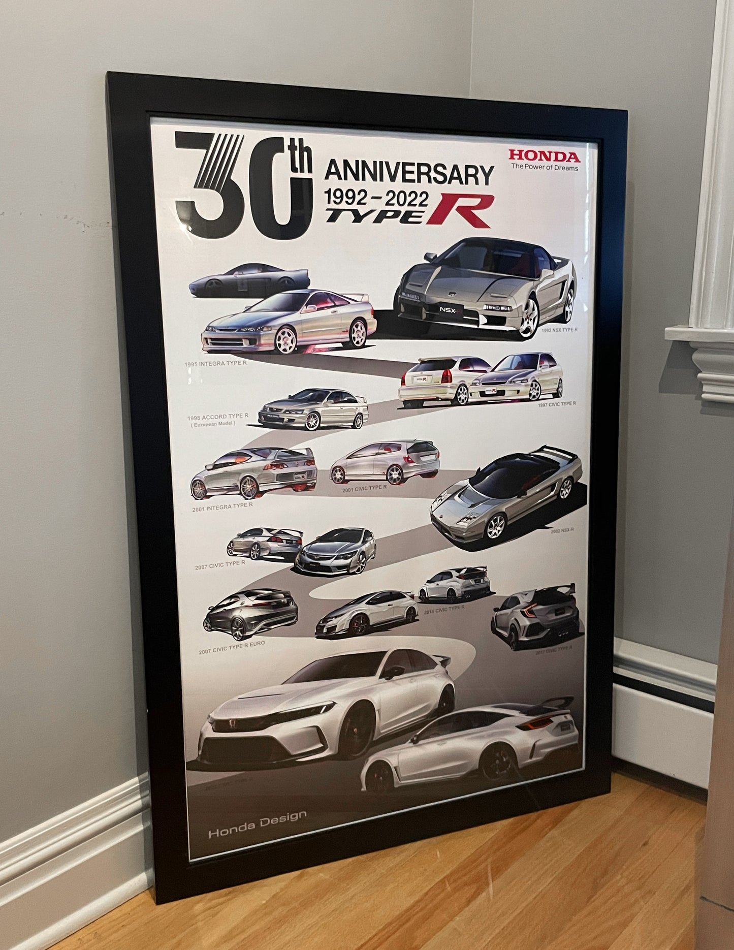 30th Anniversary Type R Poster - White