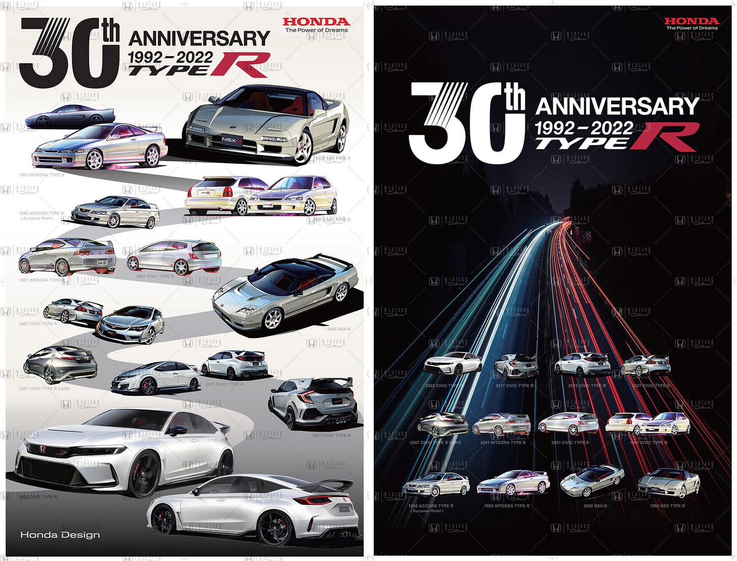 30th Anniversary Type R Poster Bundle