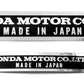 Honda Motor Co., Made in Japan Sticker Set